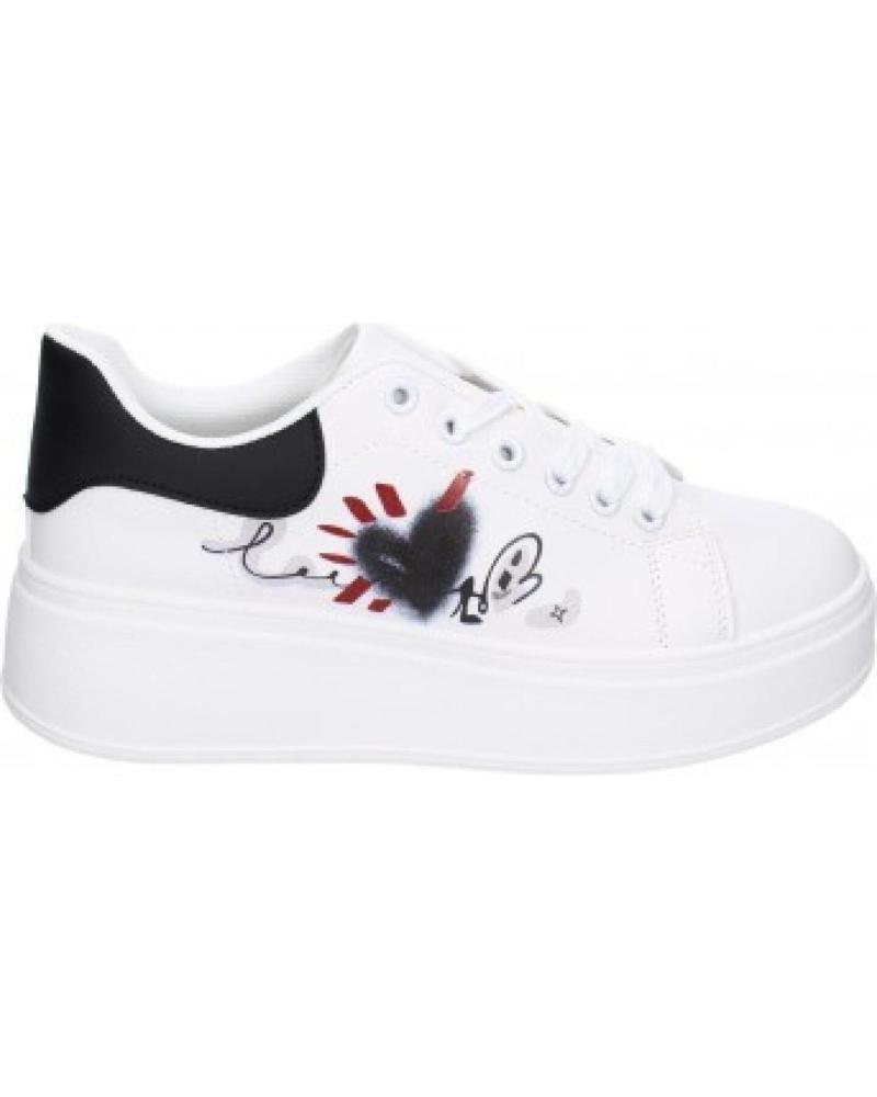 ZAPATILLAS CASUAL MUJER SPORT3PUNTO0 LHD-112 DISEÑO CORAZÓN VARIOS COLORES