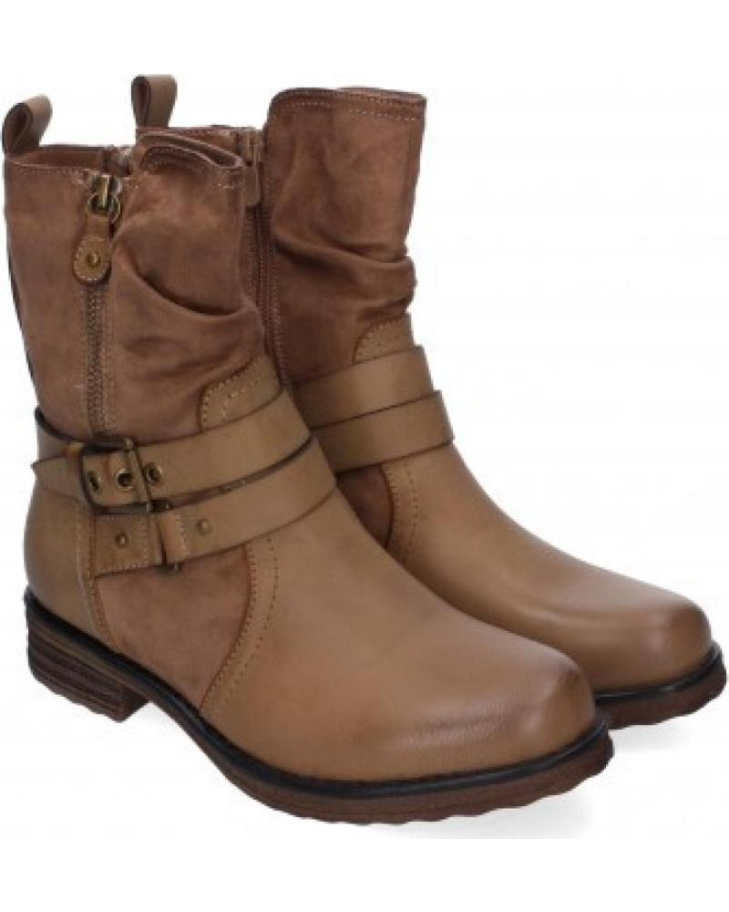 BOTAS SPORT3PUNTO0 F6603 CAQUI CON CREMALLERA Y HEBILLA VARIOS COLORES