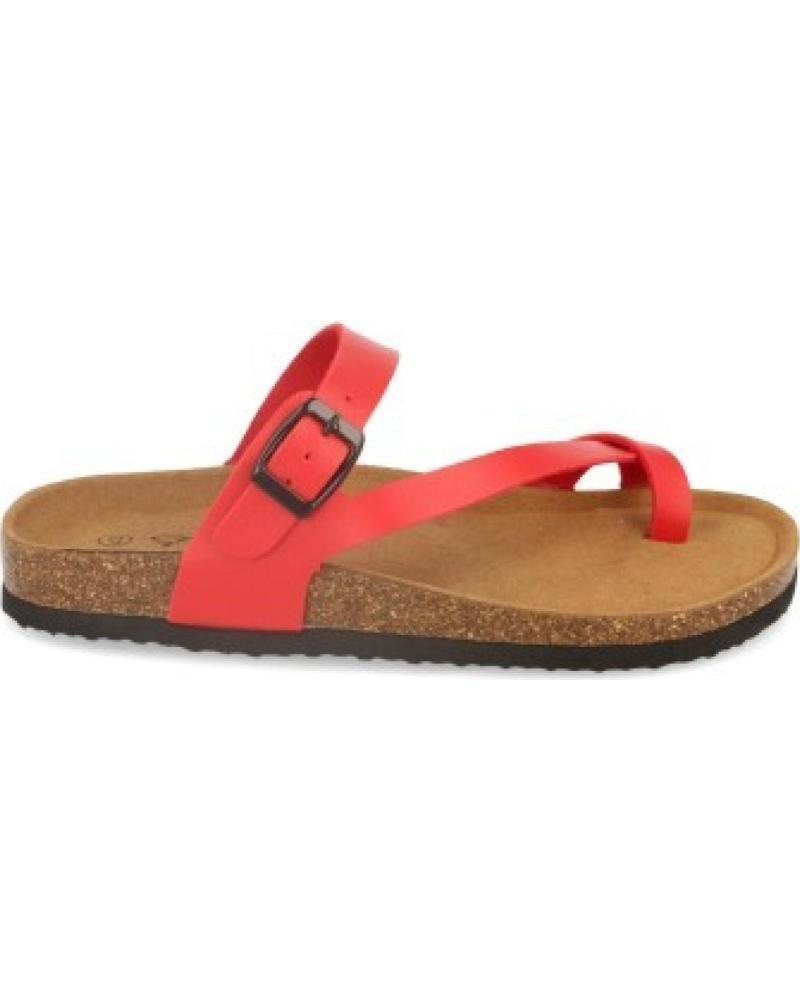 SANDALIAS DE DEDO MUJER SPORT3PUNTO0 M-15 ROJAS CON TIRA AJUSTABLE VARIOS COLORES