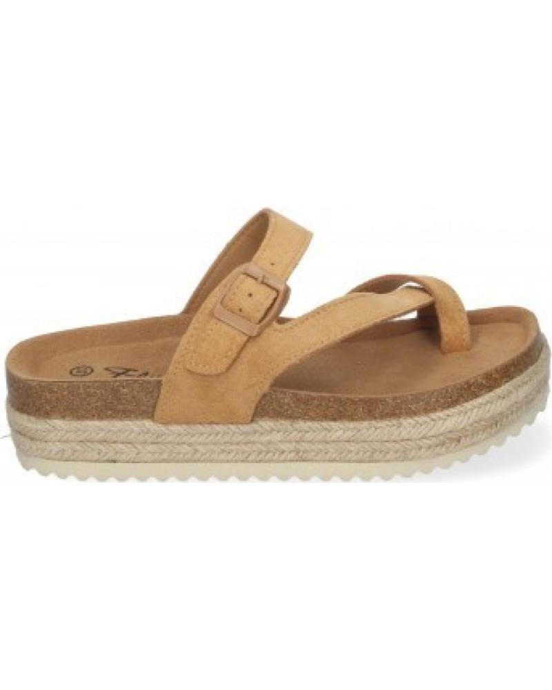 SANDALIAS DE DEDO SPORT3PUNTO0 M-238 TAUPE CON SUELA DE ESPARTO VARIOS COLORES