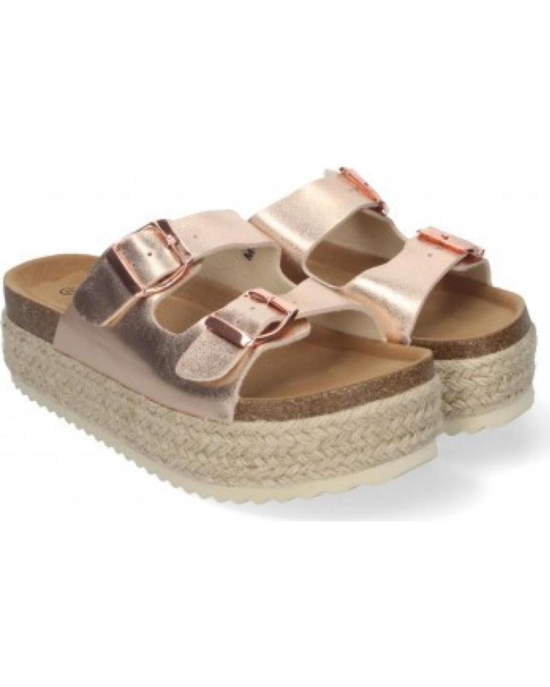 SANDALIA SPORT3PUNTO0 M-239 CHAMPÁN DOBLE CORREA PLATAFORMA VARIOS COLORES