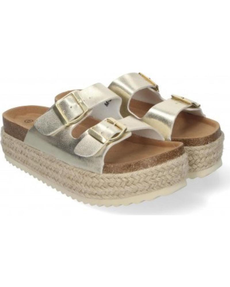 SANDALIA SPORT3PUNTO0 M-239 ORO DOBLE CORREA PLATAFORMA VARIOS COLORES