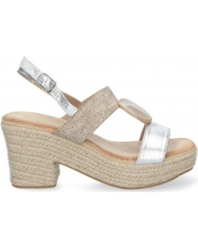 SANDALIAS DE CUÑA SPORT3PUNTO0 JNS-5Q29 PLATA VARIOS COLORES