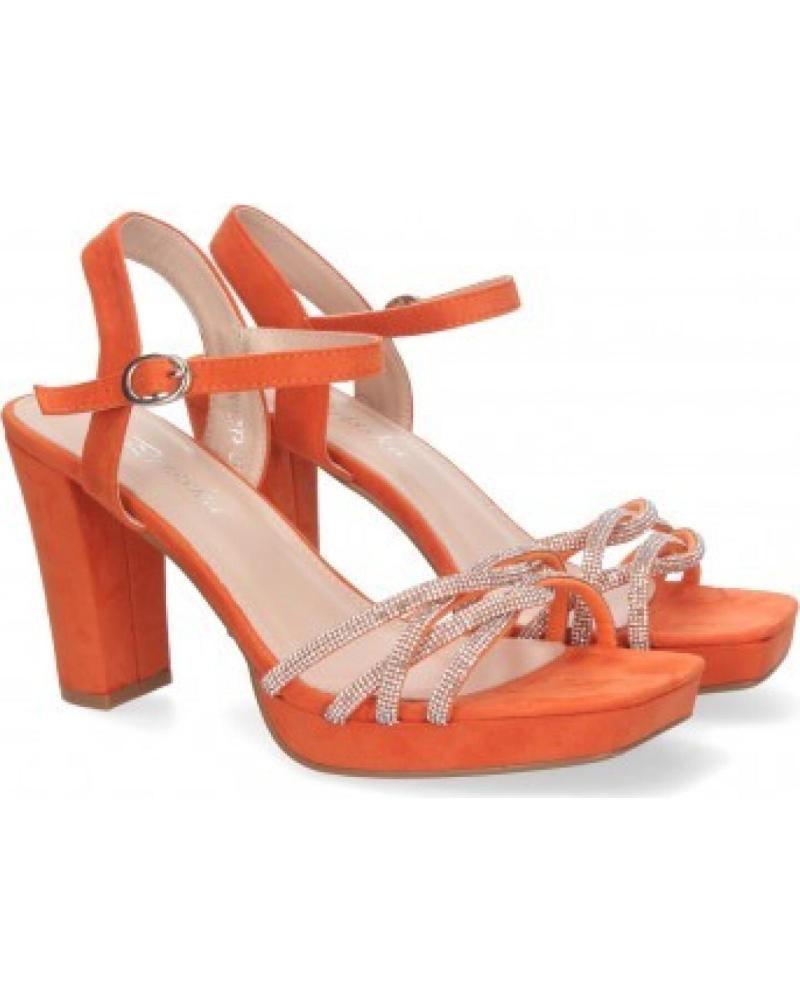 SANDALIA DE VESTIR TACÓN MUJER SPORT3PUNTO0 WXL772 NARANJA VARIOS COLORES