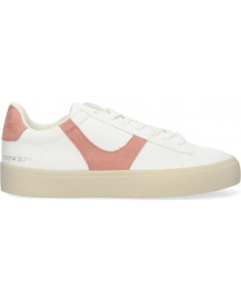 ZAPATILLAS CASUALES DE PIEL SPORT3PUNTO0 M4050 ROSA VARIOS COLORES