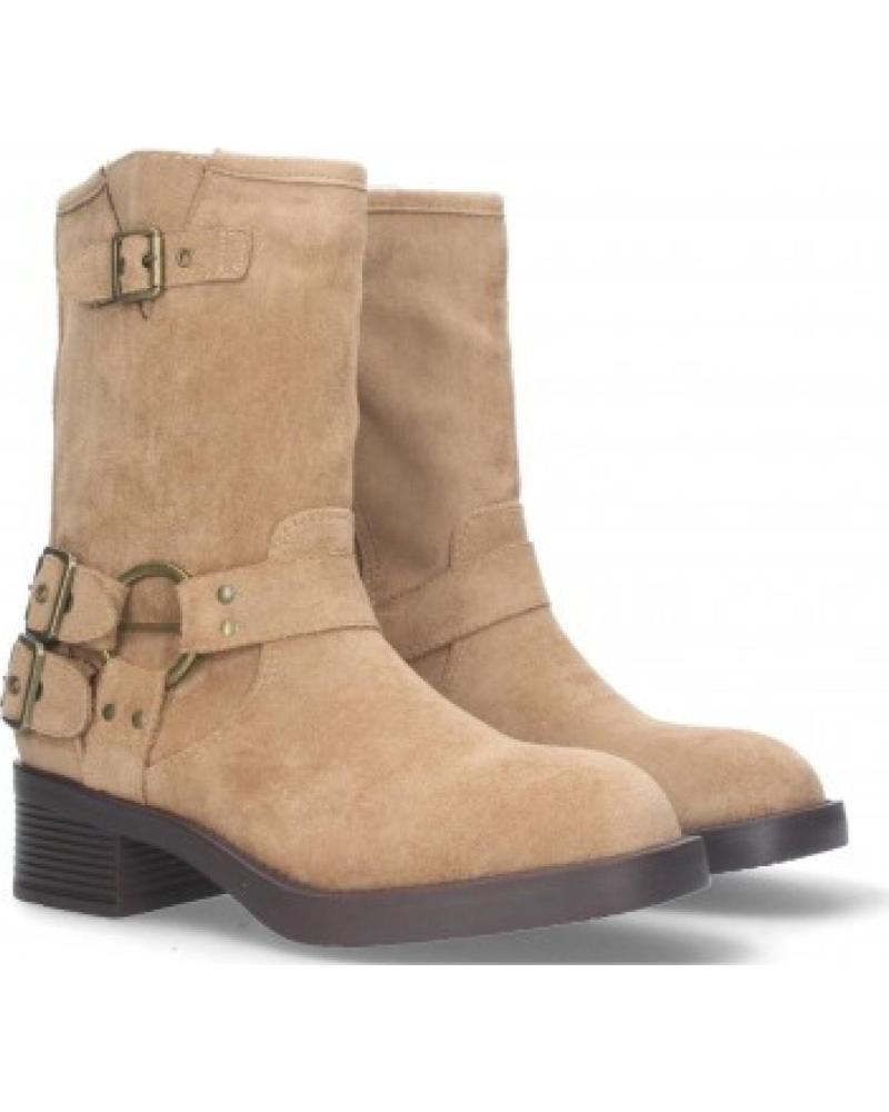 BOTAS SPORT3PUNTO0 S-2507 MUJER HEBILLAS CORREA BEIGE VARIOS COLORES