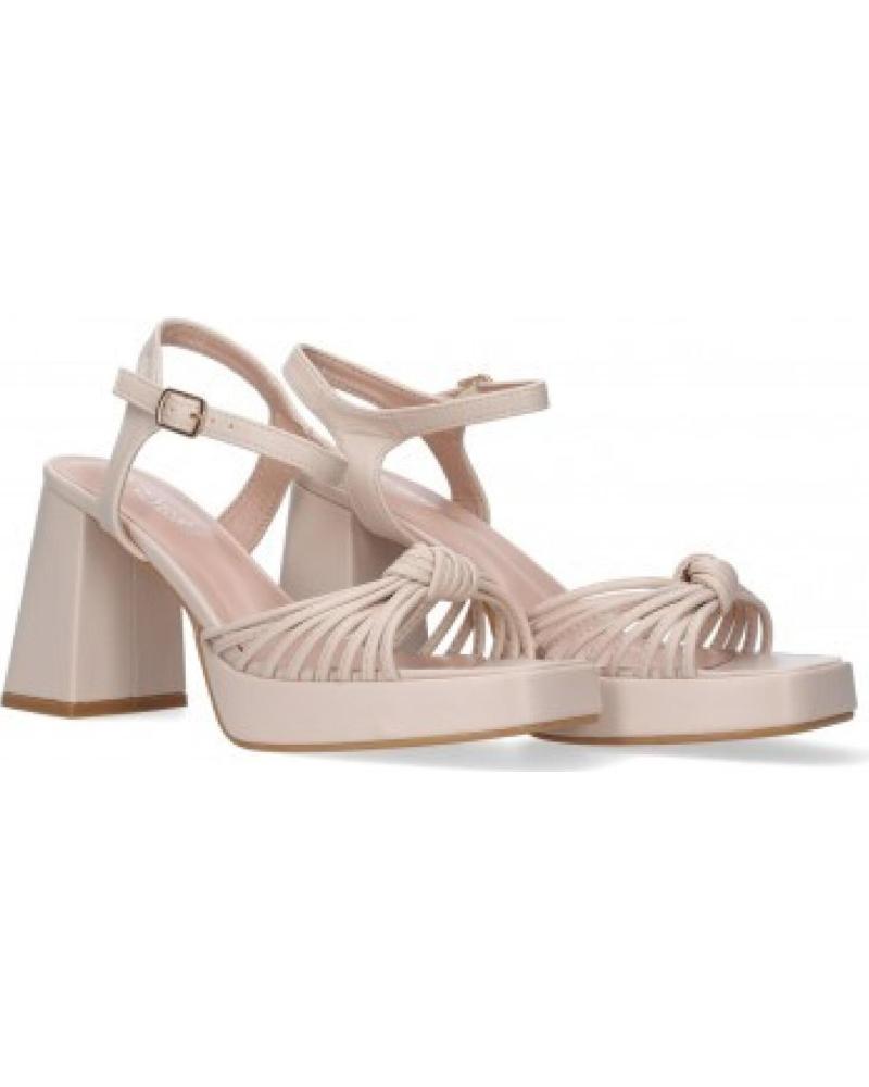 SANDALIAS BEIGE SPORT3PUNTO0 S-2400 CON TACÓN Y PLATAFORMA PARA MUJER VARIOS COLORES