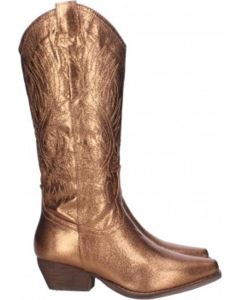 BOTAS COWBOY SPORT3PUNTO0 A-2442 BRONCE BORDADAS MUJER VARIOS COLORES