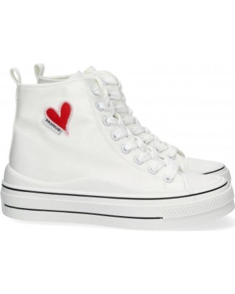 ZAPATILLAS SPORT3PUNTO0 LHD-85 CAÑA ALTA MUJER CORAZÓN ROJO VARIOS COLORES