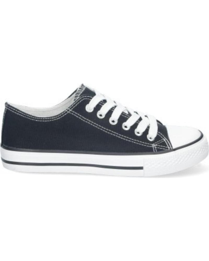 ZAPATILLAS CASUAL SPORT3PUNTO0 FG-2913 LONA NEGRA VARIOS COLORES