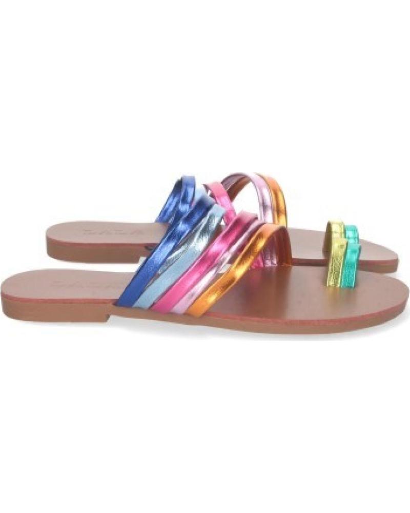 CHANCLAS MULTICOLORES SPORT3PUNTO0 BP-2398 CON TIRAS VARIOS COLORES