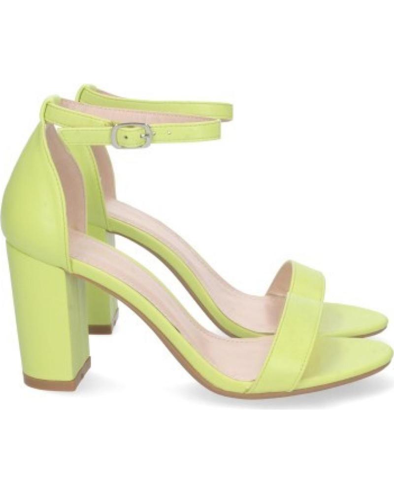 SANDALIAS DE TACÓN SPORT3PUNTO0 P-6398 AMARILLO VARIOS COLORES