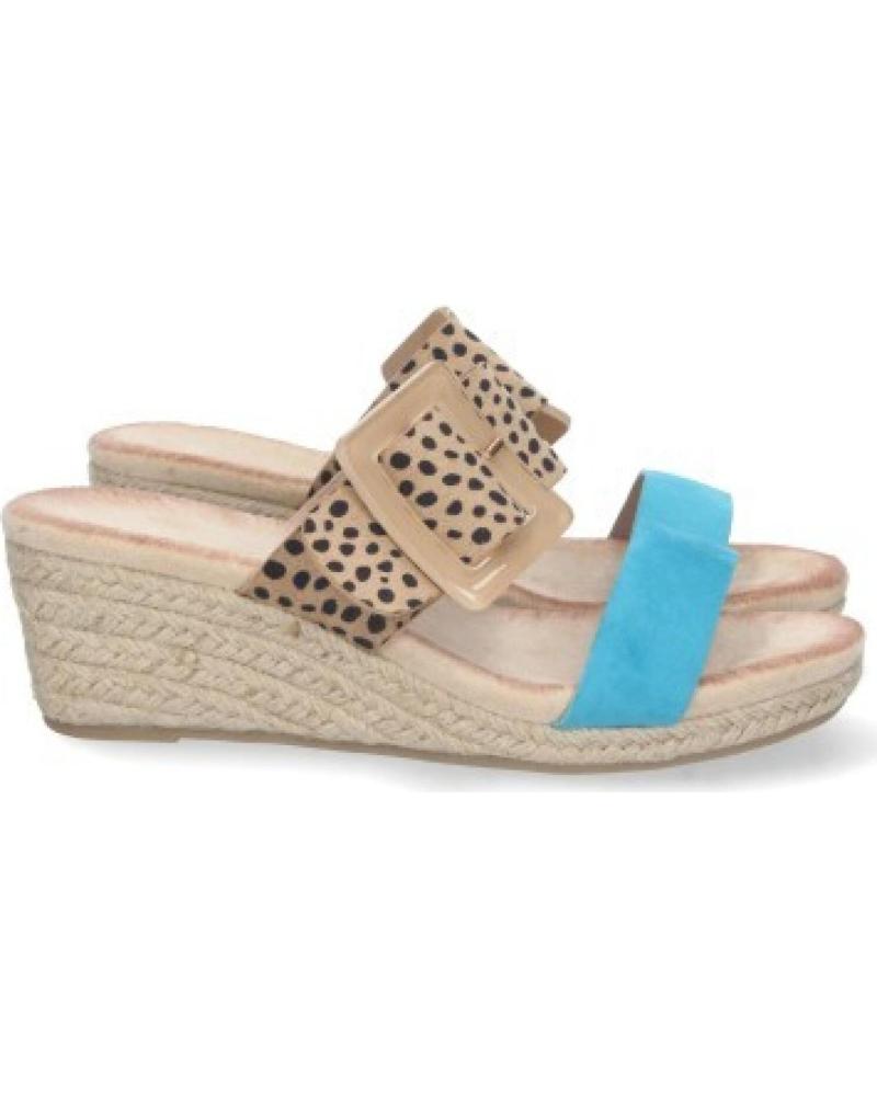SANDALIAS CUÑA SPORT3PUNTO0 FB-2244 CON TIRAS ESTAMPADAS VARIOS COLORES