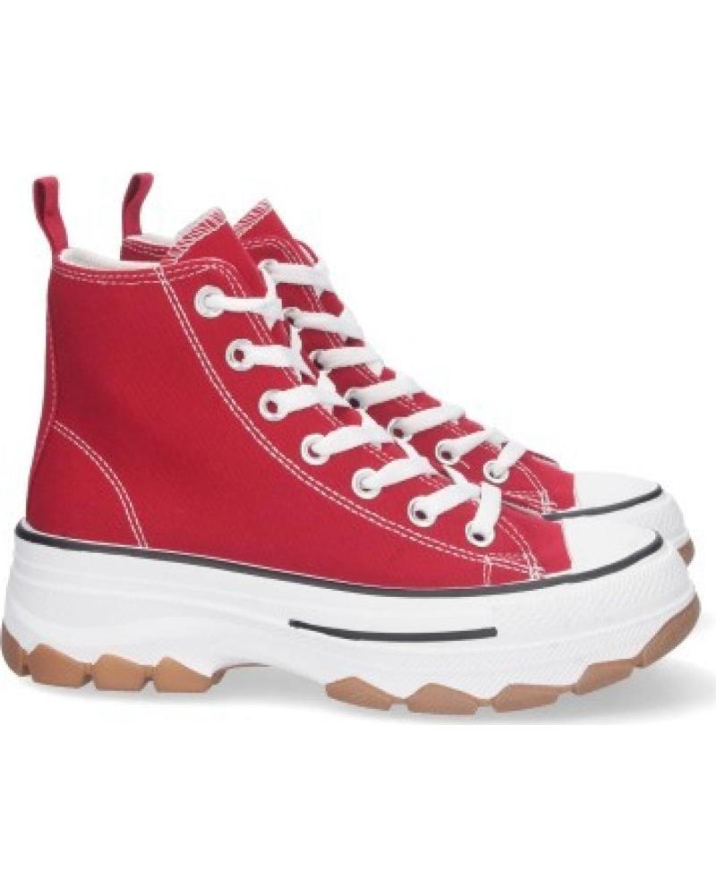 ZAPATILLAS DE CAÑA ALTA SPORT3PUNTO0 EV-100 ROJAS CON PLATAFORMA VARIOS COLORES