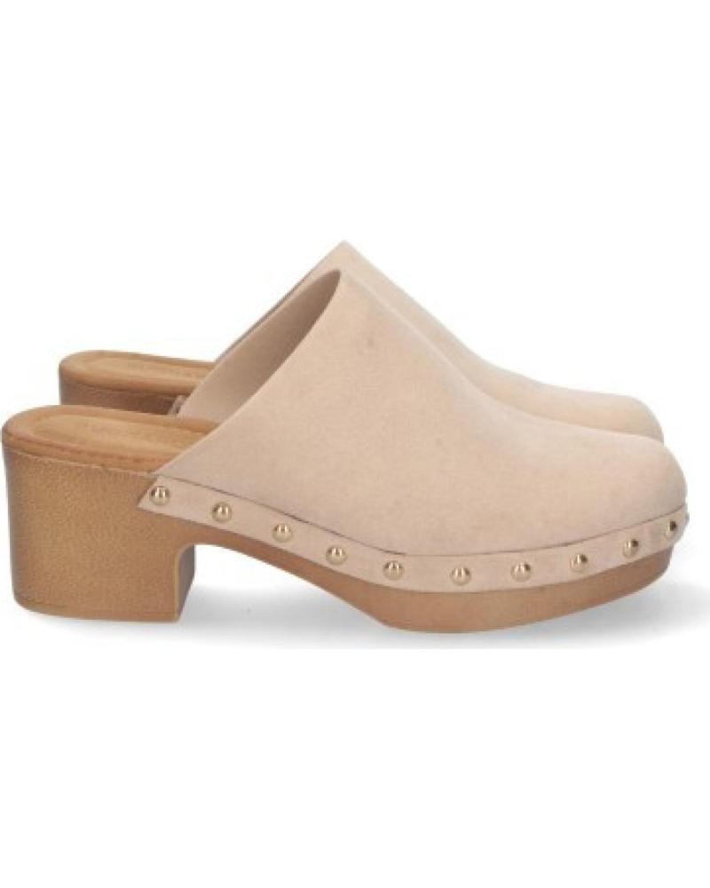 ZUECO BEIGE SPORT3PUNTO0 DB-2258 TACÓN BLOQUE VARIOS COLORES