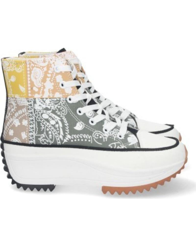 ZAPATILLAS ALTAS DE PLATAFORMA SPORT3PUNTO0 7P01 CON ESTAMPADO PAISLEY VARIOS COLORES