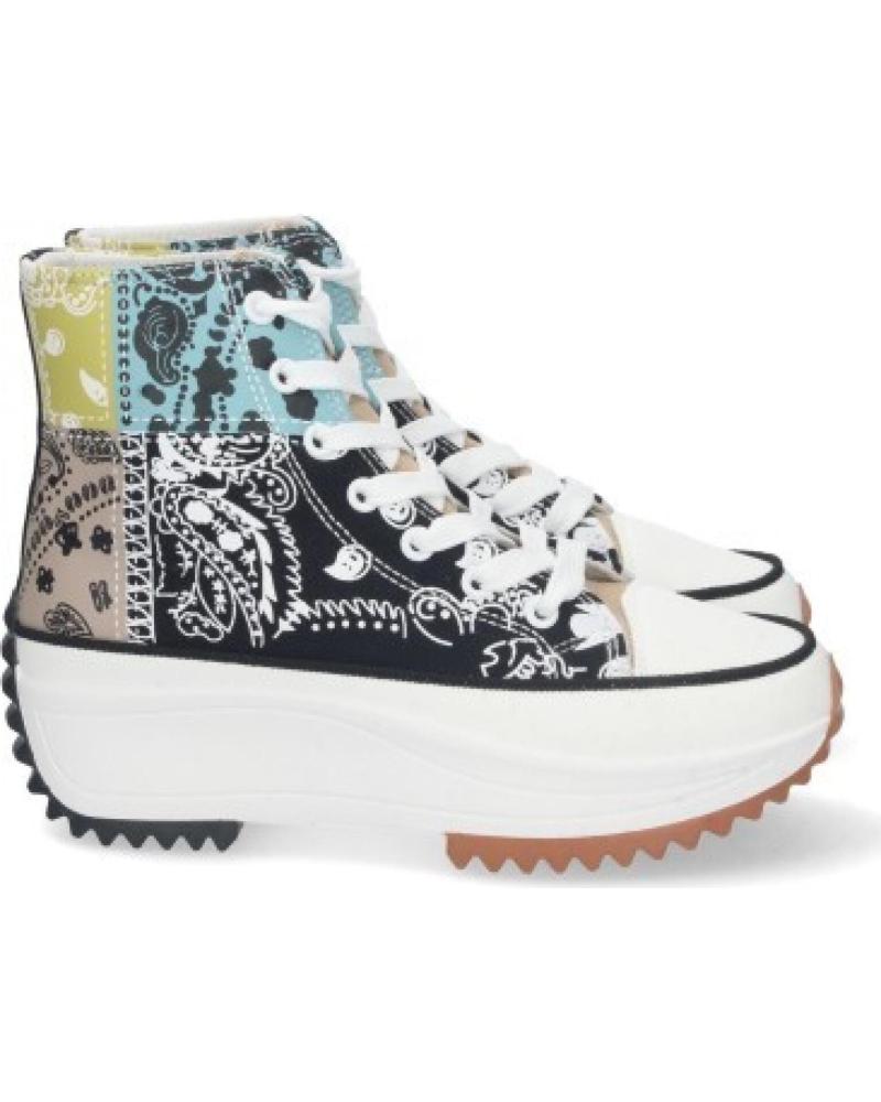 ZAPATILLAS ALTAS SPORT3PUNTO0 7P01 ESTAMPADAS CON PLATAFORMA VARIOS COLORES