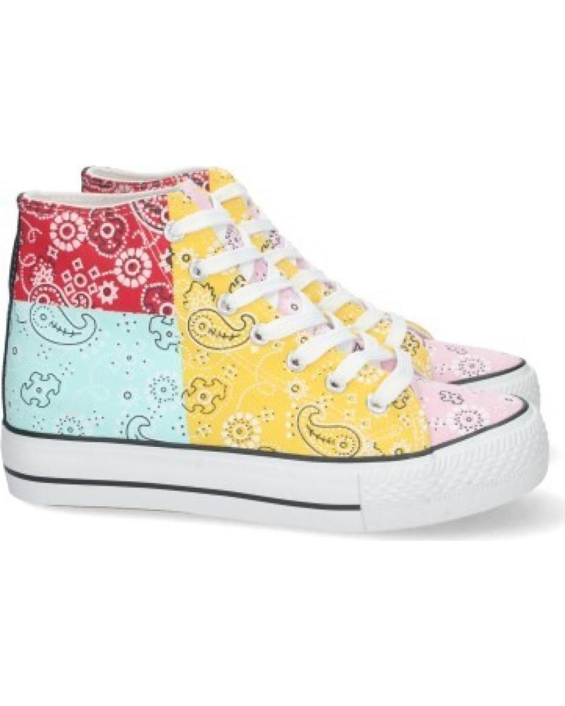 ZAPATILLAS ALTAS SPORT3PUNTO0 6P10 ESTAMPADO PATCHWORK VARIOS COLORES