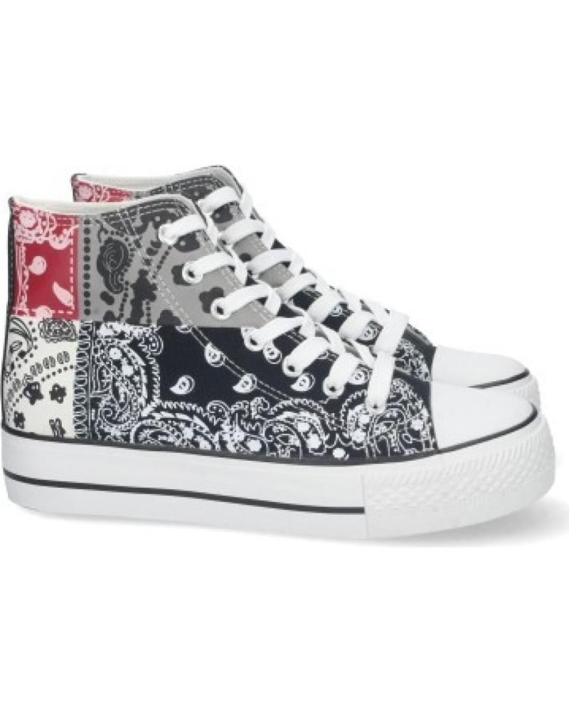 ZAPATILLAS ALTAS CASUALES SPORT3PUNTO0 6P10 PATCHWORK VARIOS COLORES