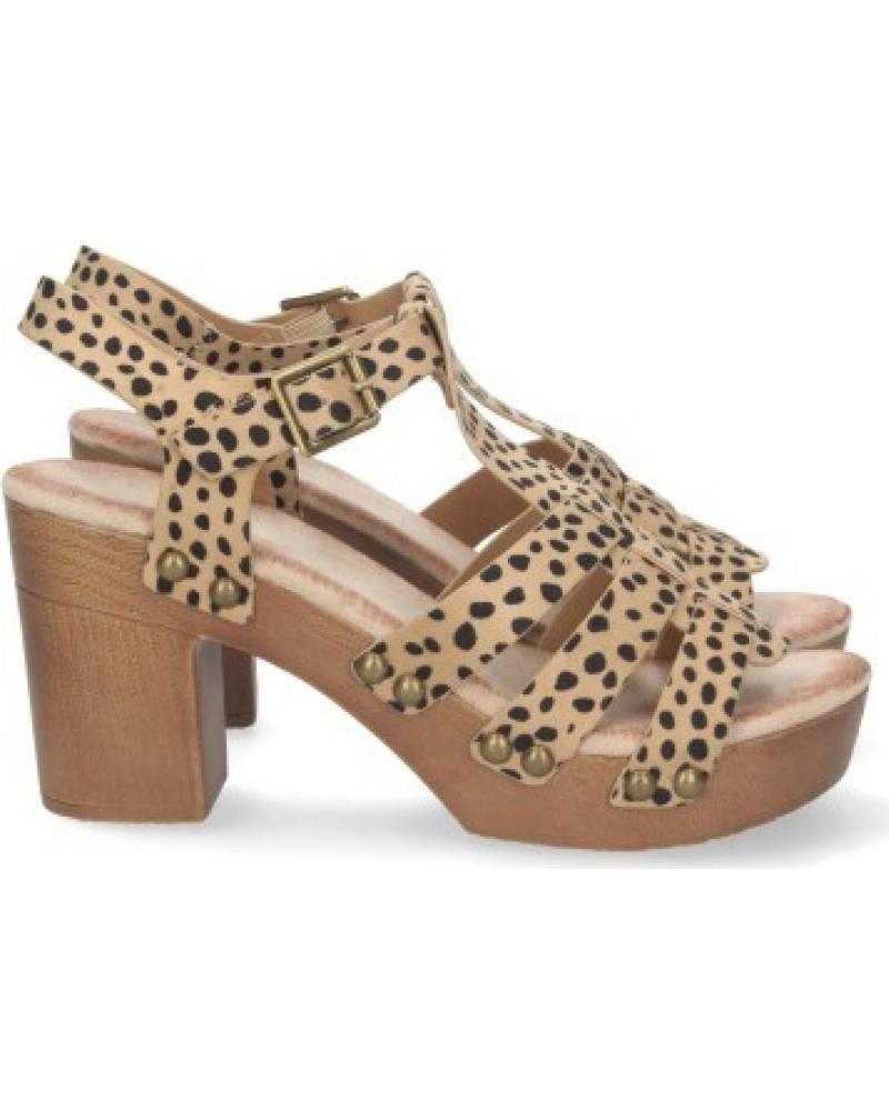 SANDALIA SPORT3PUNTO0 DB-2353 CON TACÓN Y ESTAMPADO DE LEOPARDO VARIOS COLORES
