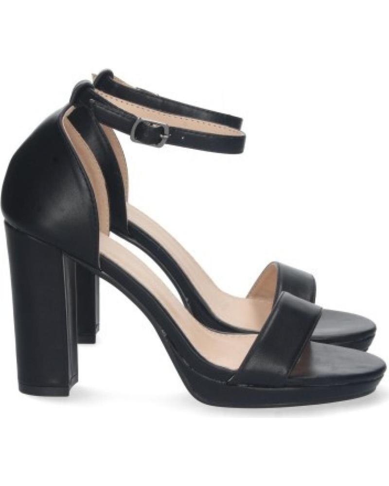 SANDALIAS DE VESTIR SPORT3PUNTO0 CON TACÓN DE BLOQUE Y CORREA AL TOBILLO VARIOS COLORES