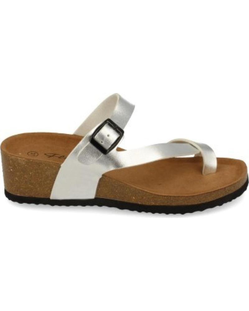 SANDALIAS CASUALES SPORT3PUNTO0 PLATEADAS CON CUÑA PARA MUJER VARIOS COLORES