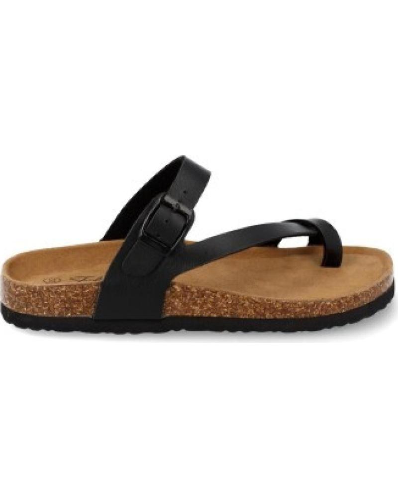 SANDALIAS NEGRAS CON TIRA SPORT3PUNTO0 M-15 MUJER VARIOS COLORES