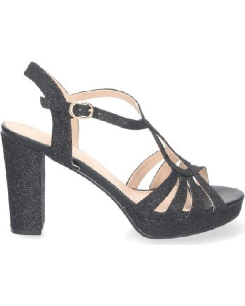 SANDALIAS DE VESTIR SPORT3PUNTO0 CON TACÓN Y TIRAS CRUZADAS VARIOS COLORES