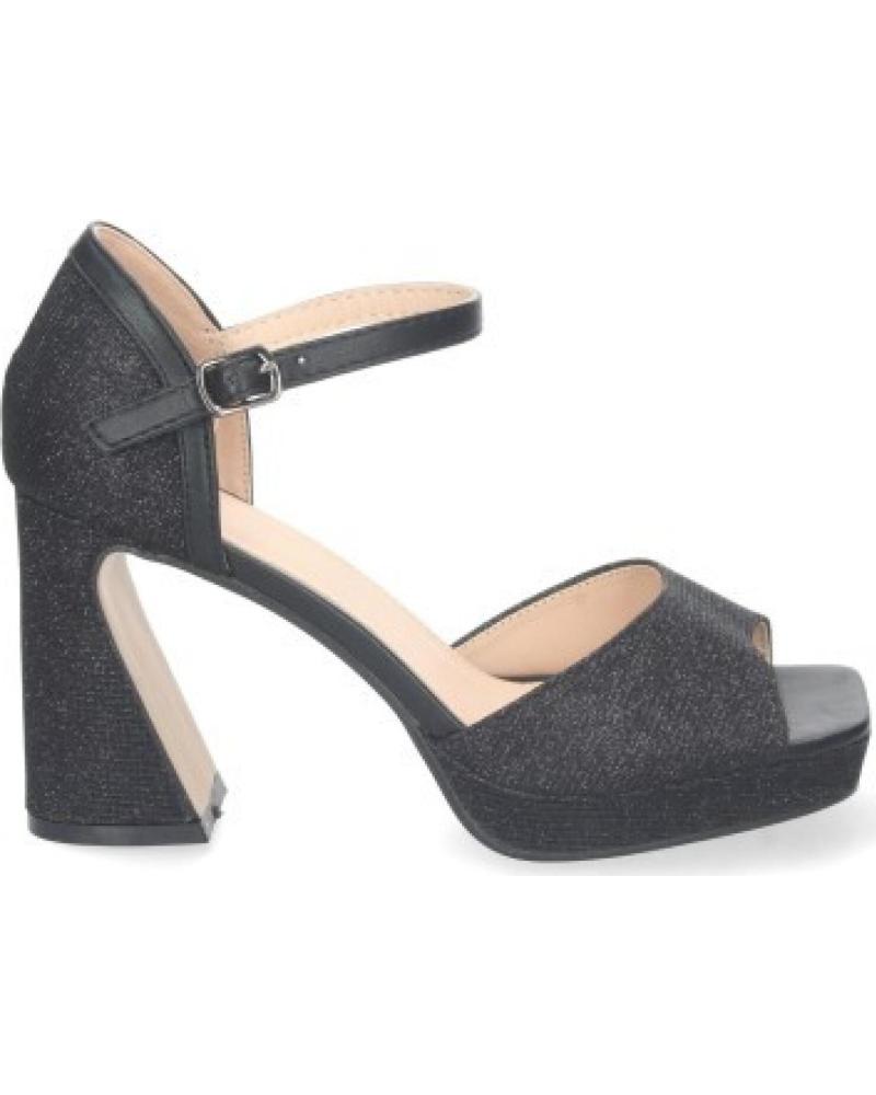 SANDALIAS DE VESTIR SPORT3PUNTO0 CON TACÓN ESCULTURAL Y PULSERA VARIOS COLORES