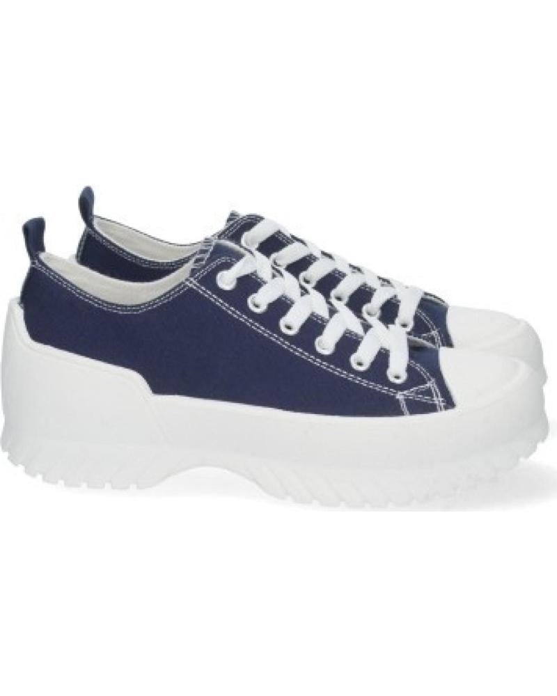 ZAPATILLAS BAJAS SPORT3PUNTO0 BO26 DE LONA AZUL MARINO CON CORDONES VARIOS COLORES