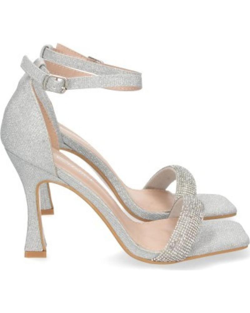 SANDALIAS DE TACÓN SPORT3PUNTO0 JL8555 CON DETALLE BRILLANTE Y TOBILLERA VARIOS COLORES