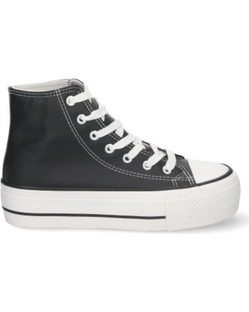ZAPATILLAS DEPORTIVAS ALTAS DE PLATAFORMA SPORT3PUNTO0 CH-823 NEGRAS VARIOS COLORES