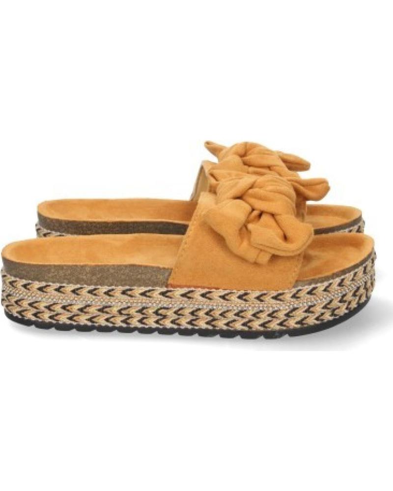 SANDALIAS DE DEDO SPORT3PUNTO0 TC-376 CAMEL CON LAZO Y SUELA TRENZADA VARIOS COLORES