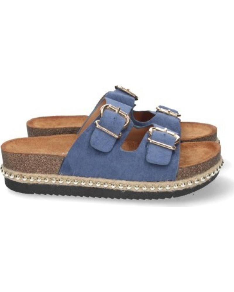 CHANCLAS SPORT3PUNTO0 CON DOBLE HEBILLA Y DETALLE DE PEDRERÍA VARIOS COLORES