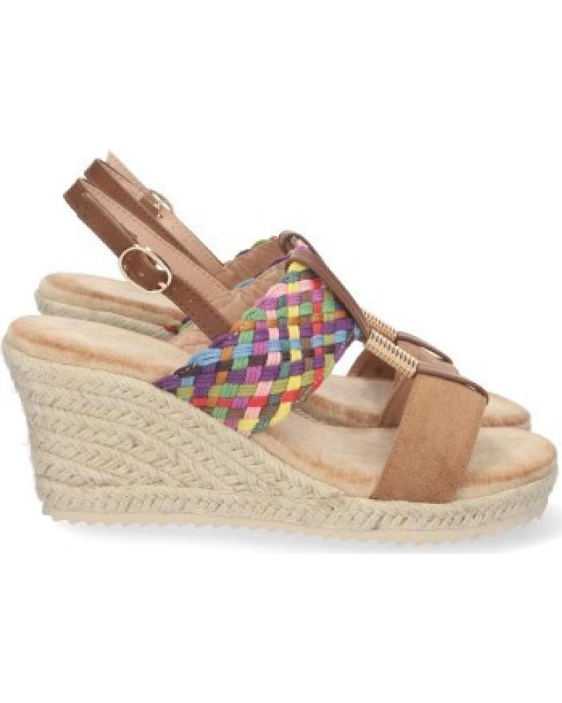 SANDALIAS DE VESTIR SPORT3PUNTO0 1CF-1579 CON CUÑA Y TIRAS CRUZADAS VARIOS COLORES