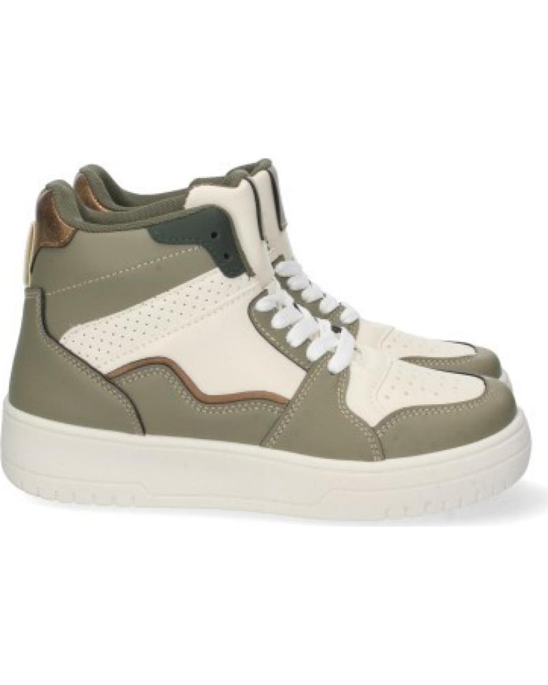 ZAPATILLAS ALTAS CASUALES SPORT3PUNTO0 N1CD-1694-ARMY PARA MUJER VARIOS COLORES