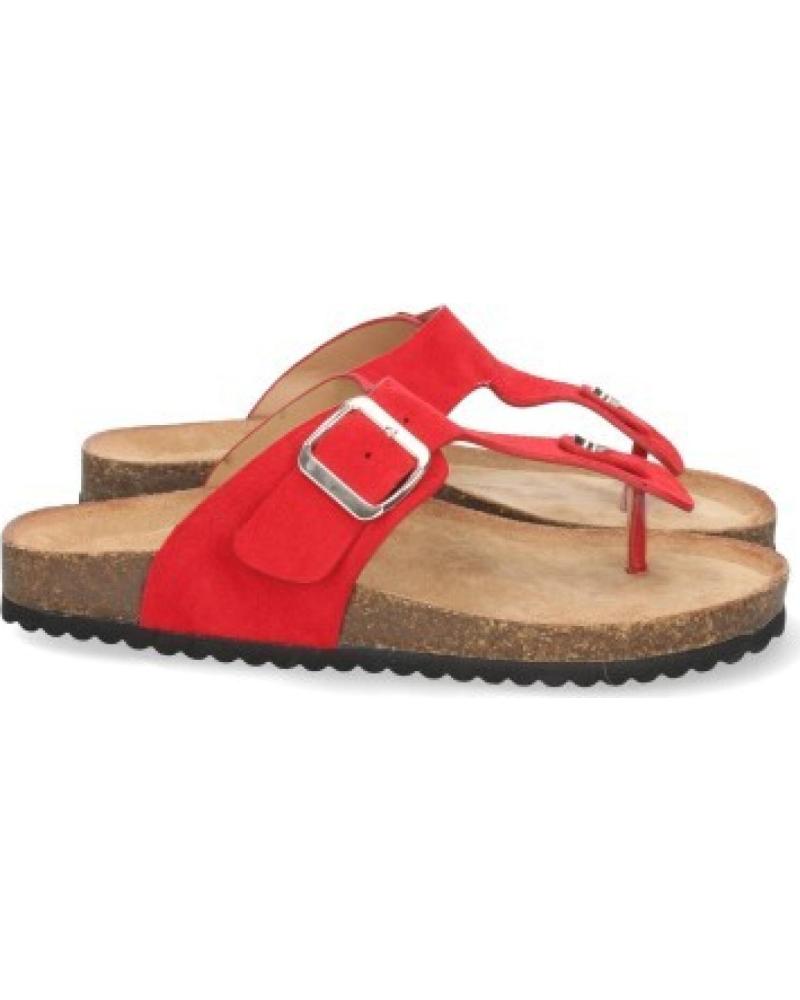 CHANCLAS SPORT3PUNTO0 MODELO 1A-1618-ROJO PARA MUJER CON HEBILLA AJUSTABLE VARIOS COLORES