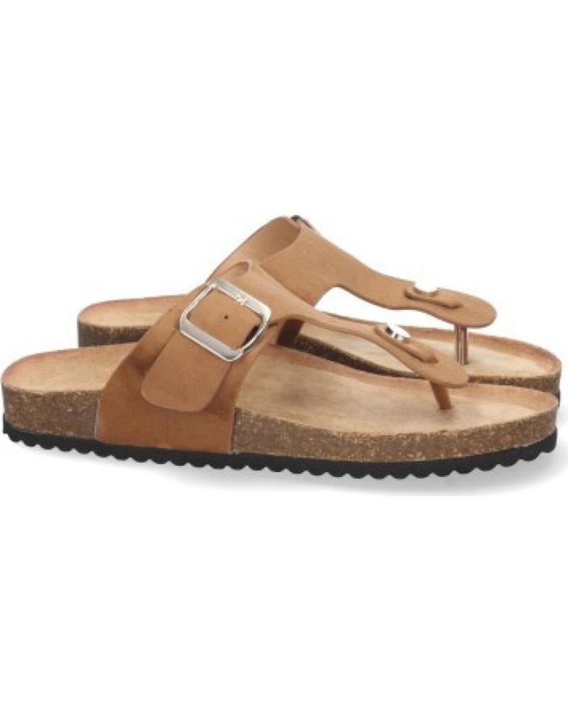 SANDALIAS DE VESTIR SPORT3PUNTO0 MODELO 1A-1618-CAMEL PARA MUJER CON HEBILLA AJUSTABLE VARIOS COLORES