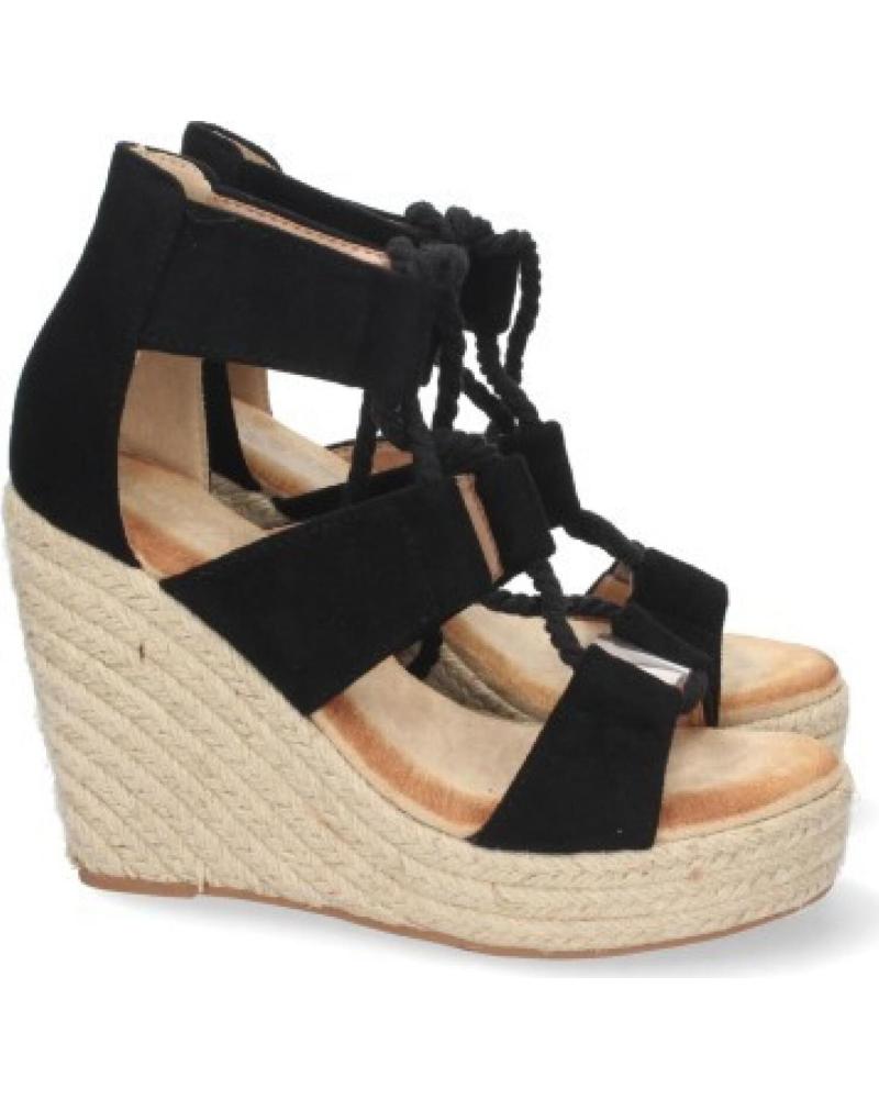 SANDALIAS DE VESTIR SPORT3PUNTO0 MODELO 1DB-1541 CON CUÑA NEGRA VARIOS COLORES