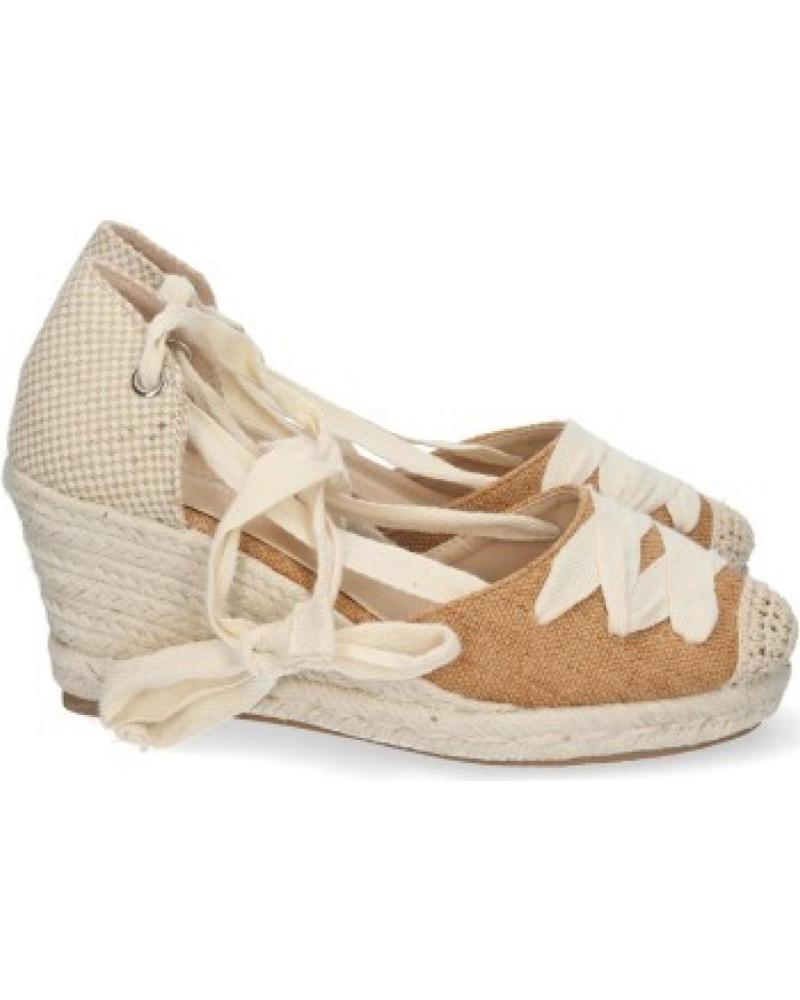 SANDALIAS DE CUÑA SPORT3PUNTO0 5T5 CON LAZO COLOR CAMEL PARA MUJER VARIOS COLORES