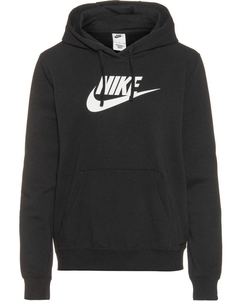 SUDADERA NIKE SPORTSWEAR CLUB FLEECE GX STANDARD PO HDY DQ5775 NEGRO NEGRO