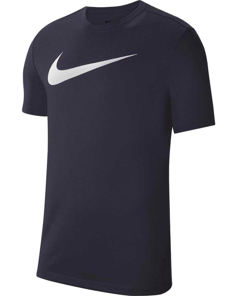 CAMISETA DEPORTIVA NIKE DRI-FIT PARK 20 MANGA CORTA INFANTIL CW6941 AZUL