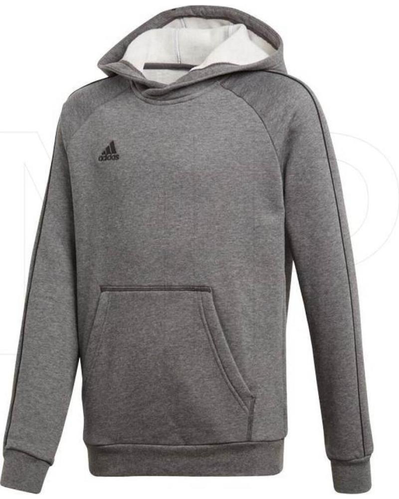 SUDADERA CON CAPUCHA ADIDAS CORE18 HOODY CV3429 GRIS