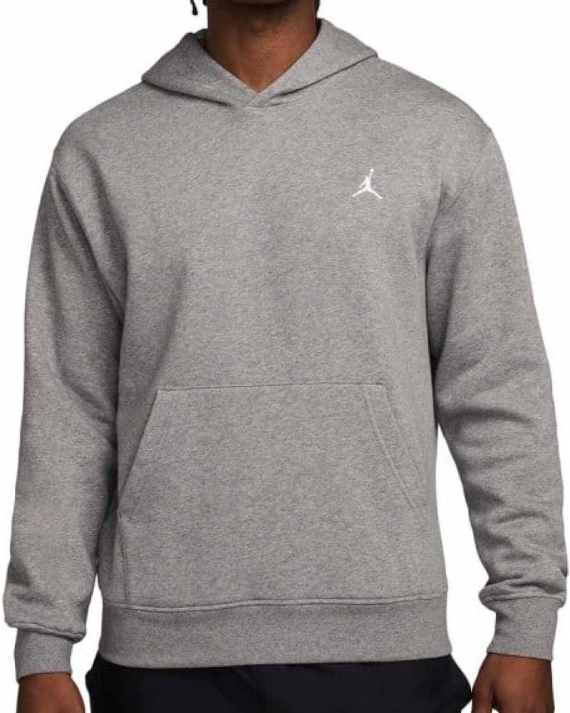 SUDADERA NIKE JORDAN BROOKLYN FLEECE PULLOVER HOMBRE GRIS GRIS