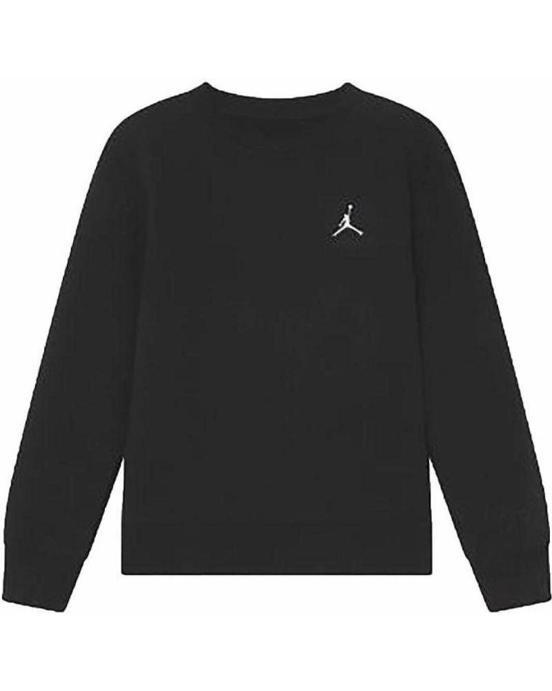 SUDADERA NIKE ESSENTIALS FT CREW NEGRA NEGRO