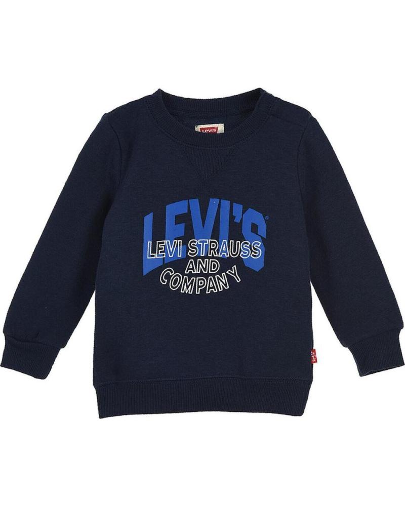 SUDADERA LEVIS TWO TONE PRINT 6EA981-U09 AZUL