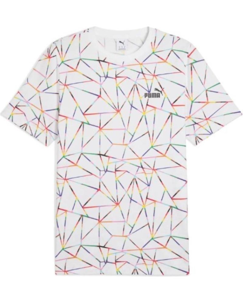 CAMISETA PUMA LOVE UNITED AOP TEE HOMBRE BLANCO