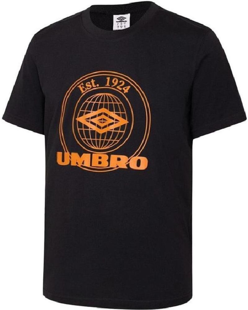 UMBRO CAMISETA COLLEGIATE 66119U NEGRA LOGO NEGRO