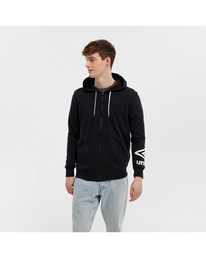 UMBRO SUDADERA CON CAPUCHA FW TERRACE ZIP HOODIE 66063U NEGRO NEGRO