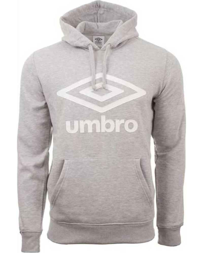 UMBRO SUDADERA FLEECE LARGE LOGO HOOODY 64876U GRIS GRIS